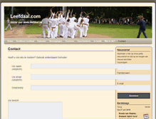 Tablet Screenshot of leefdaal.com